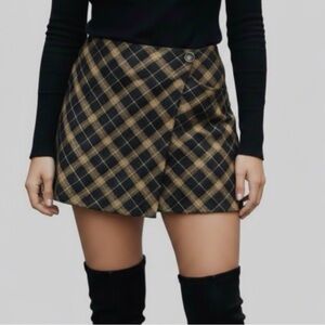 Retro Plaid Mini Skirt